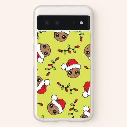 Christmas Tree Hero Pattern Google Pixel 6 Case
