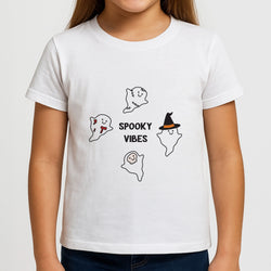 Spooky Vibes Ghosties I Girls T-Shirt