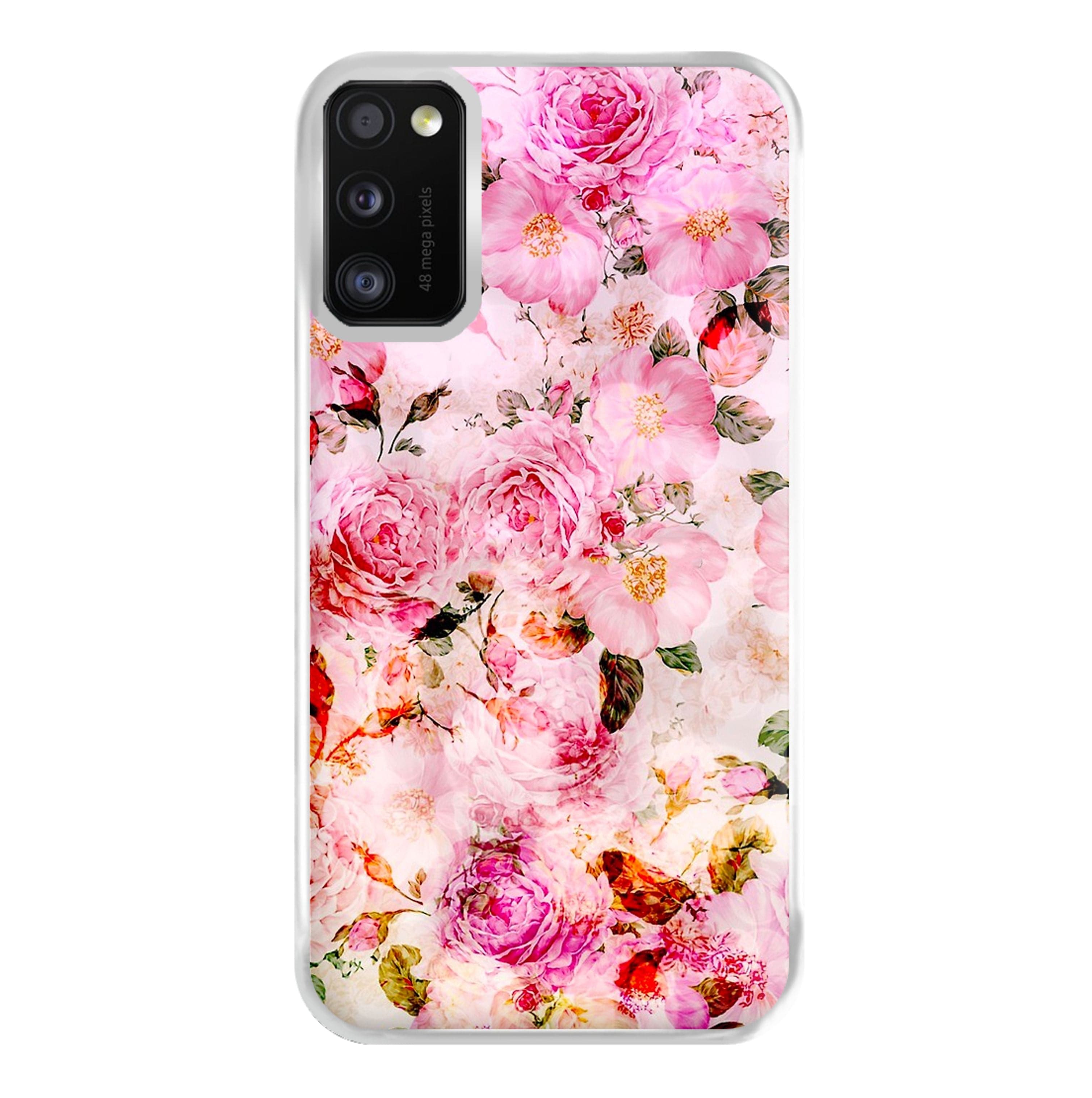 Pretty Pink Chic Floral Pattern Phone Case