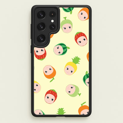 Fruit Angels Pattern Galaxy S22 Ultra Case