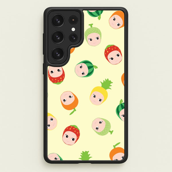Fruit Angels Pattern Galaxy S22 Ultra Case