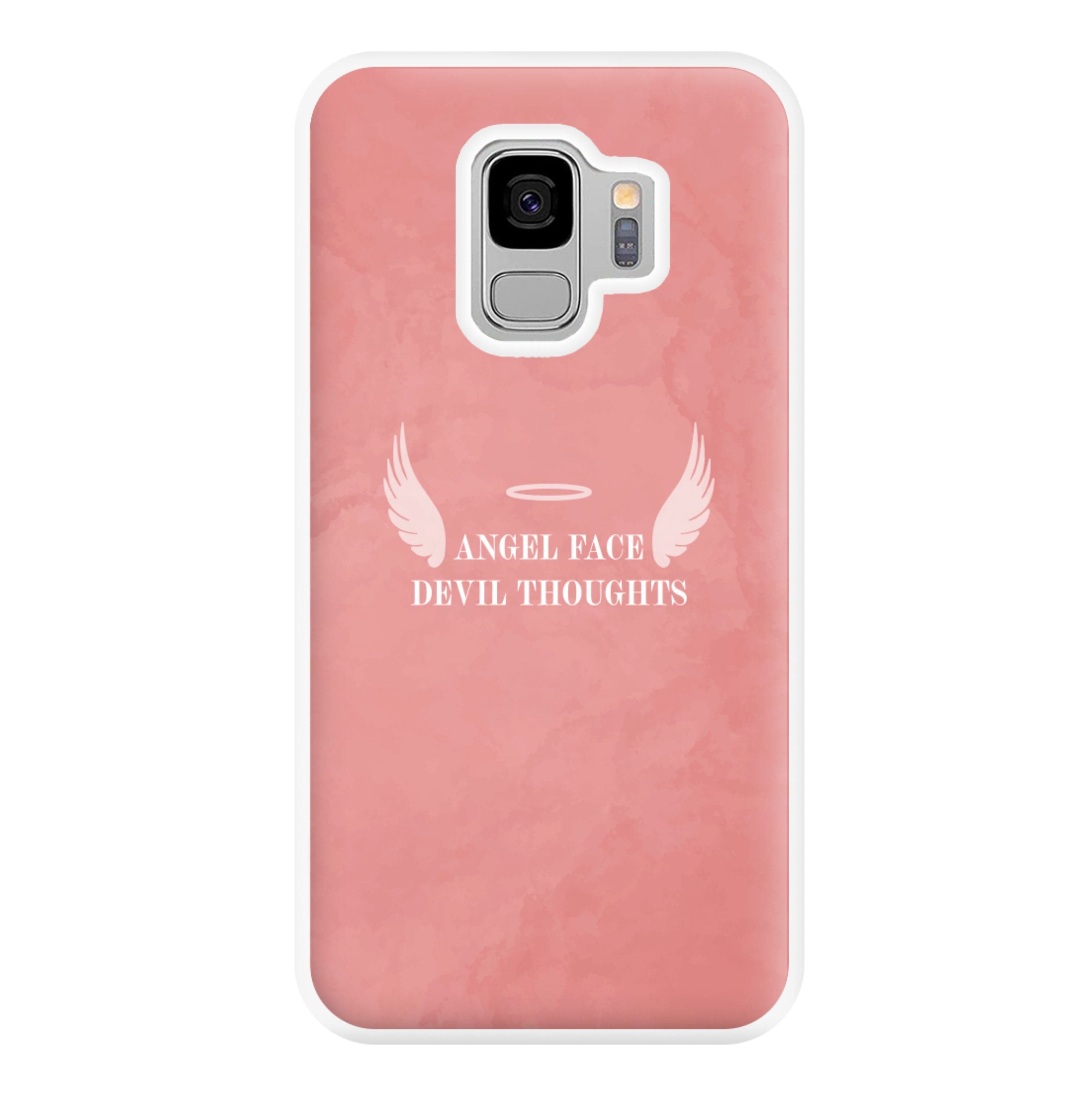 Angel Face Devil Thoughts Phone Case