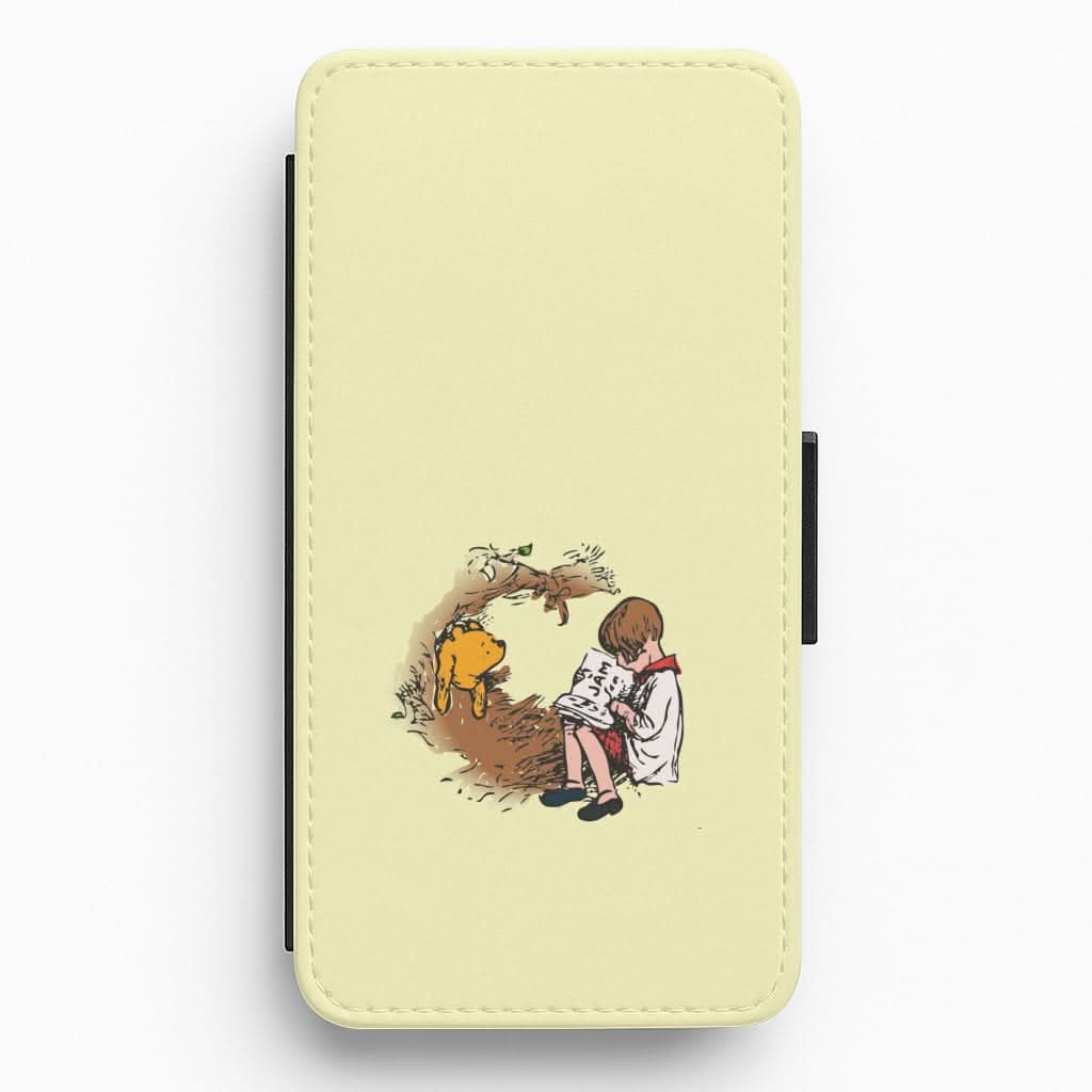 Winnie And Christopher In A Tree Flip / Wallet Phone Case