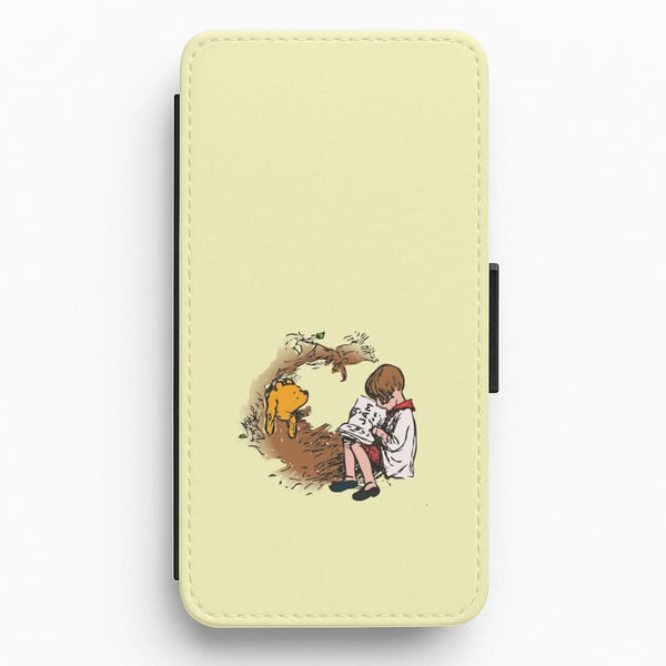 Winnie And Christopher In A Tree Flip / Wallet Phone Case
