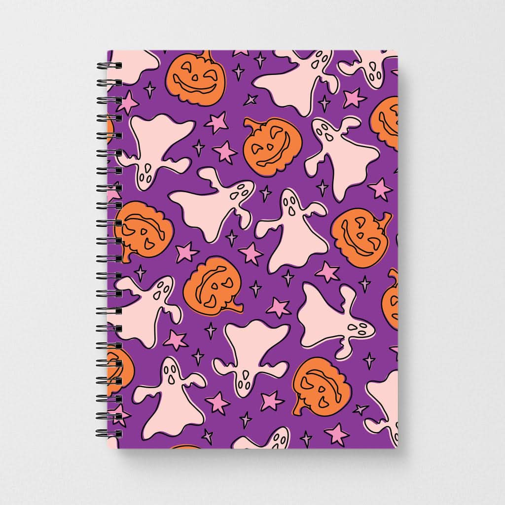 Abstract Halloween Pattern Notebook