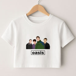 Rock Band Members Crop Top