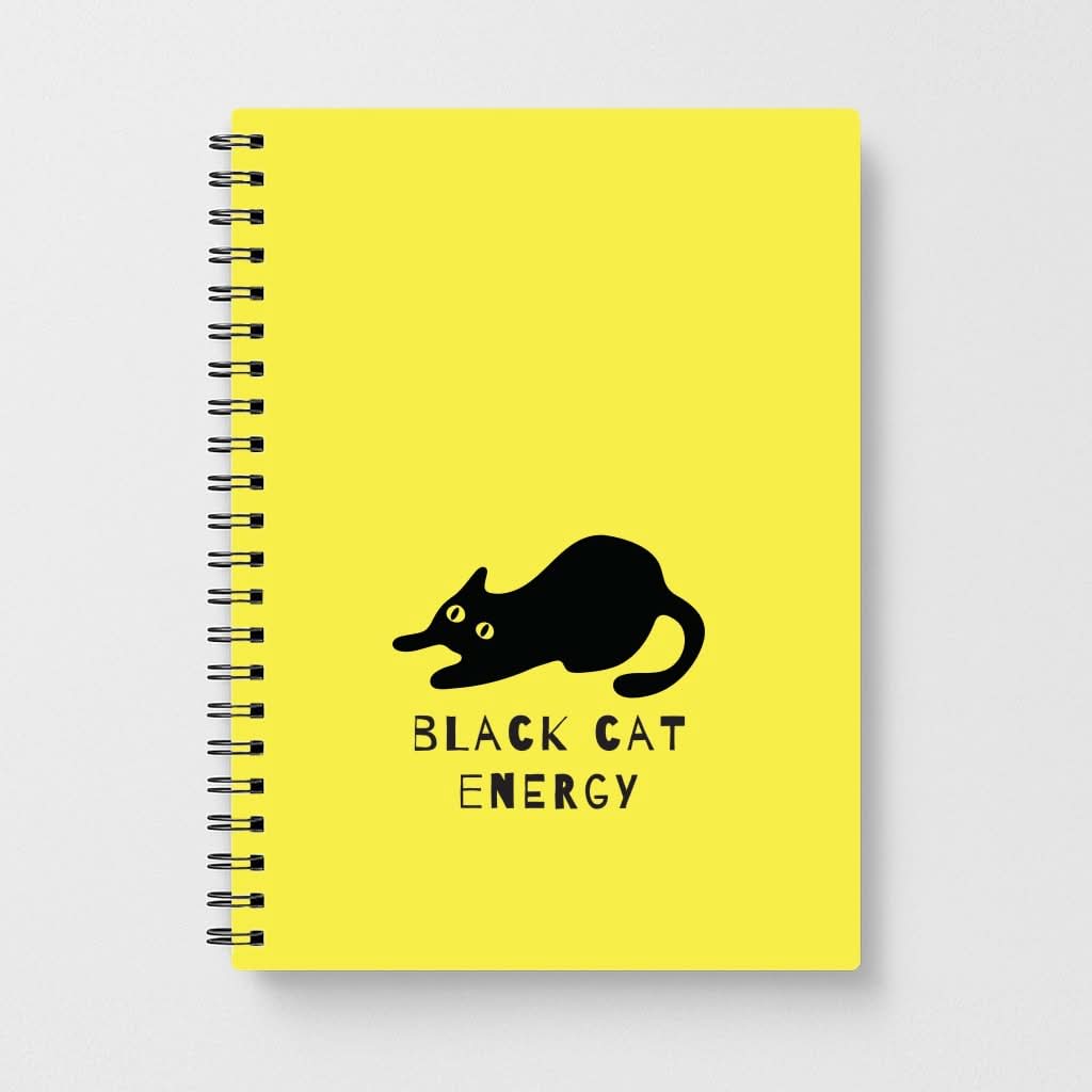 Black Cat Energy Notebook