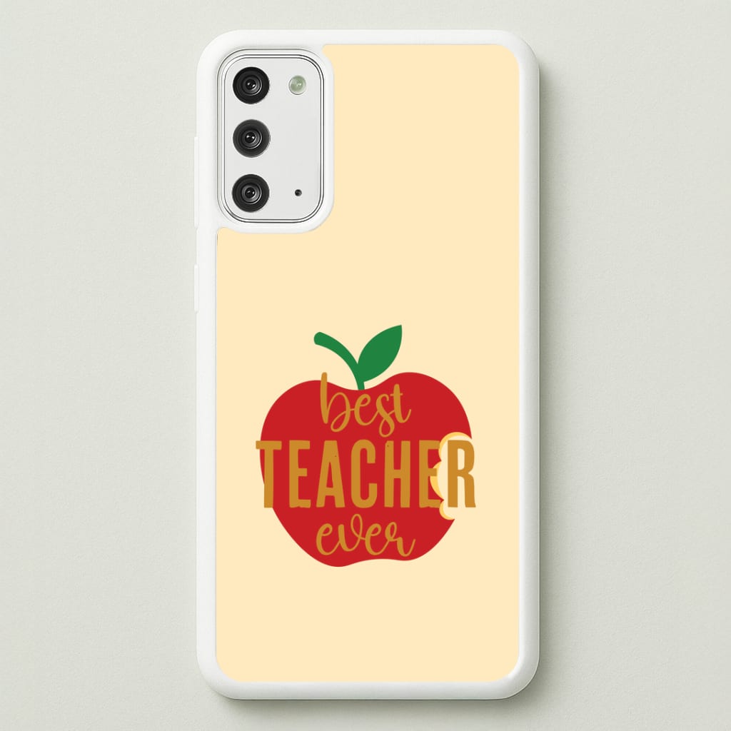 Apple Best Teacher Ever Galaxy Note 20 Case