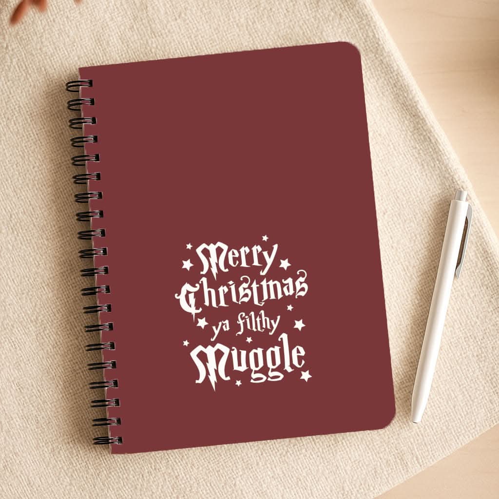 Merry Christmas You Filthy Muggle Notepad