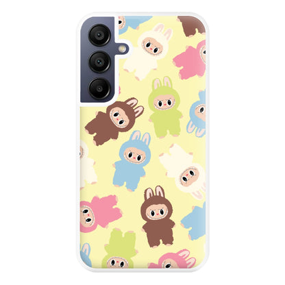 Colourful Little Monsters Pattern Galaxy A16 Case