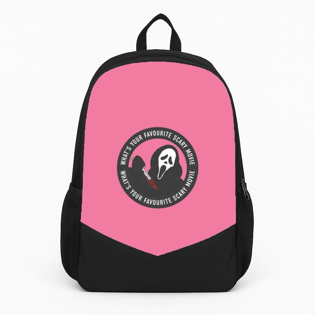 What's Your Favourite Scary Movie Badge Backpack