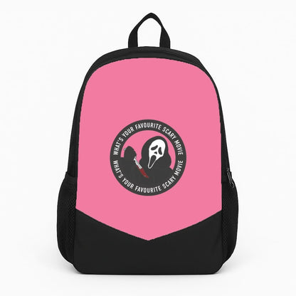 What's Your Favourite Scary Movie Badge Backpack