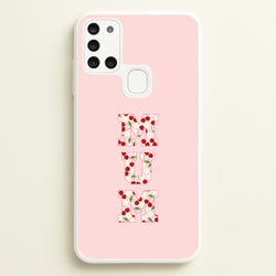 Floral Varsity Mum Galaxy A21s Case