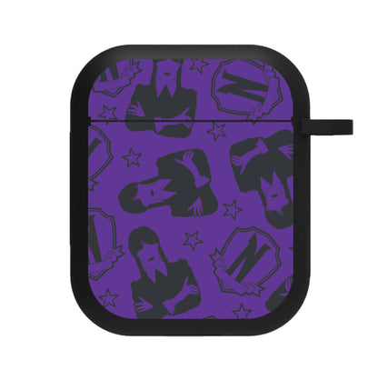 Wednesday Pattern AirPods Case
