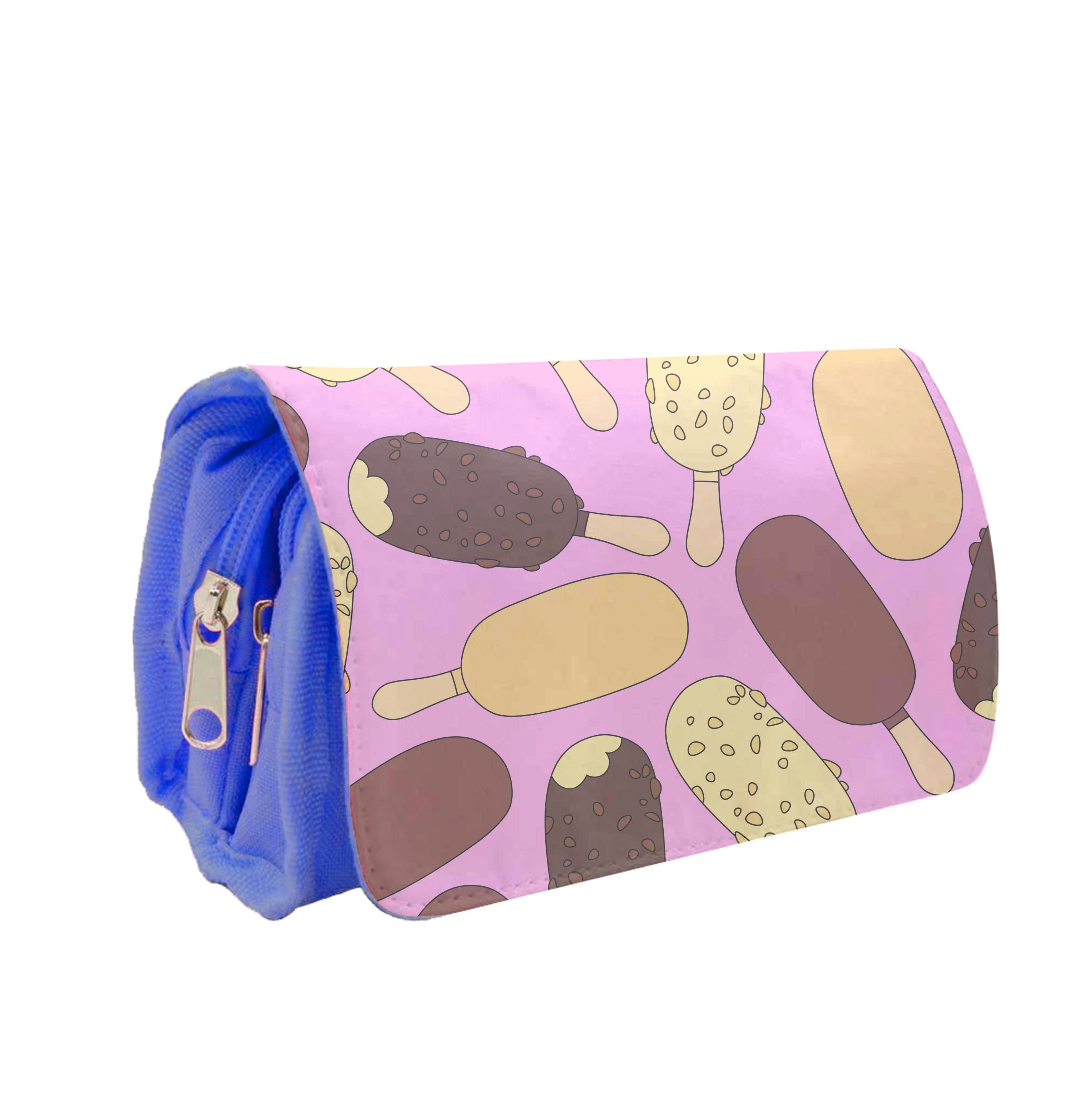 Chocolate Ice Cream Lollys - Summer Pencil Case