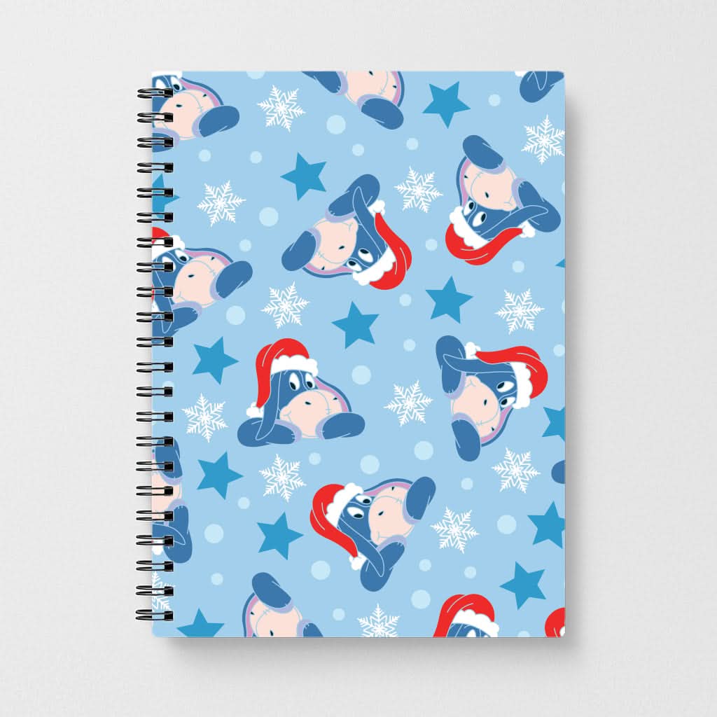 Cartoon Donkey Stars Pattern Notebook