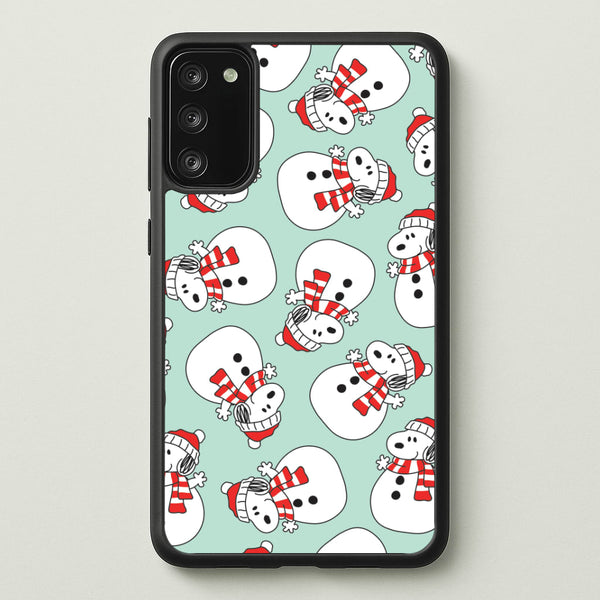 Cartoon Beagle Snowman Pattern Galaxy S20FE Case