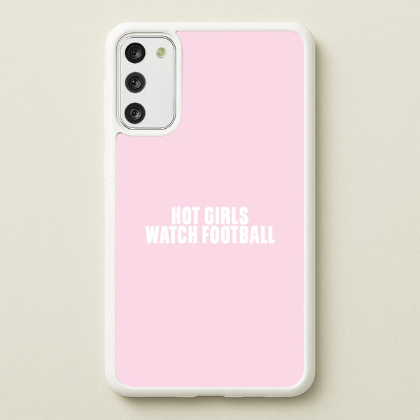 Hot Girls Watch Football Galaxy A41 Case