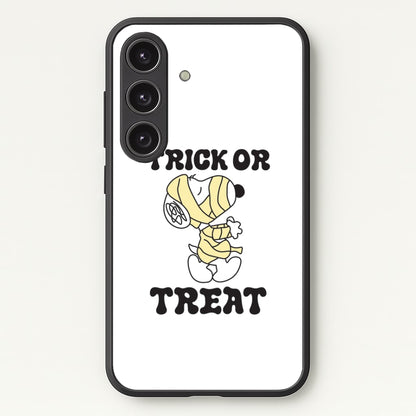 Trick Or Treat Cartoon Beagle Galaxy S25 Case