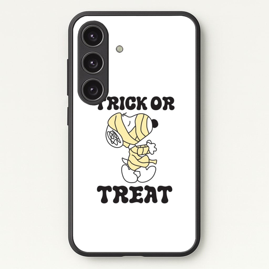 Trick Or Treat Cartoon Beagle Galaxy S25 Plus Case