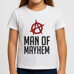 Man Of Mayhem Girls T-Shirt