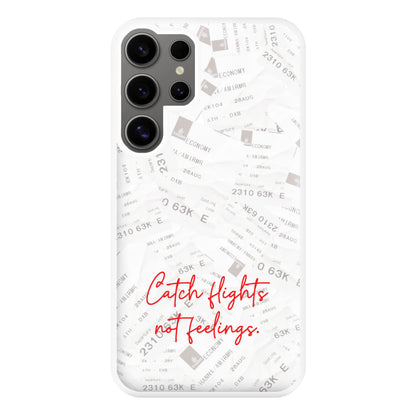 Catch Flights Not Feelings Collage Galaxy S24 Ultra Case