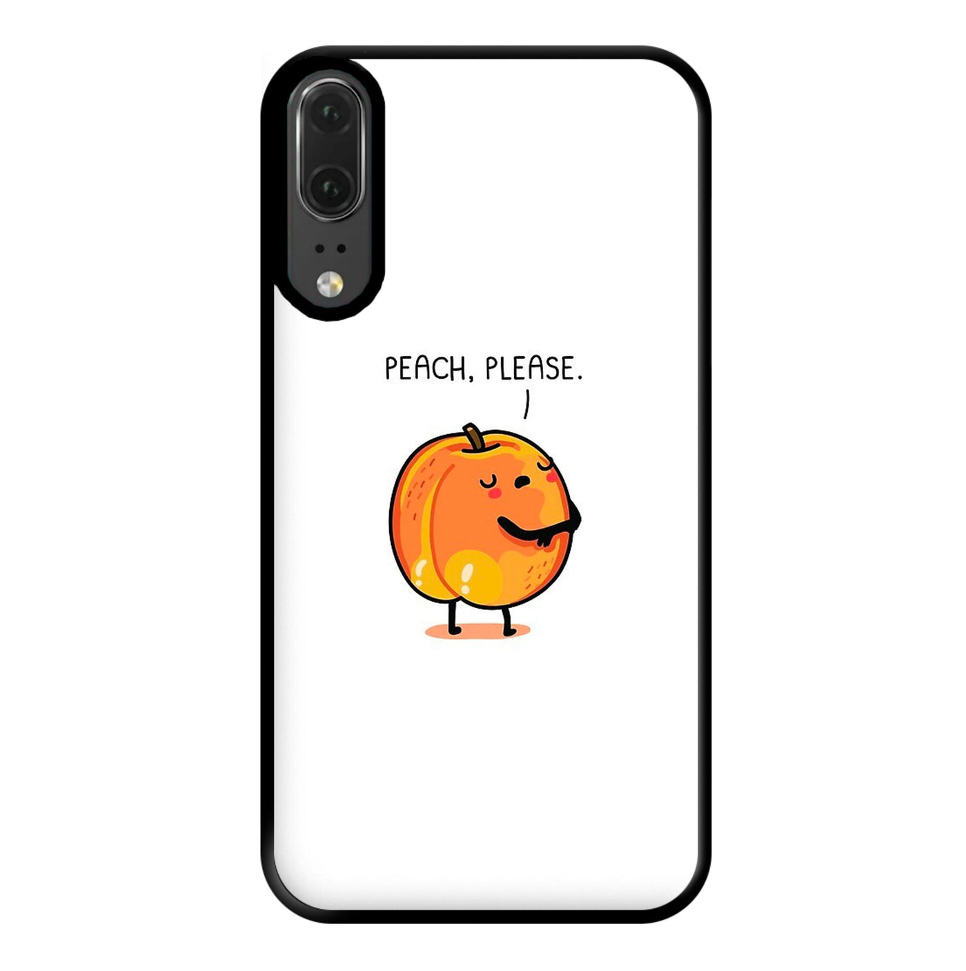 Peach, Please - Funny Pun Phone Case
