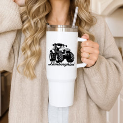 Lambo Tractor Tumbler