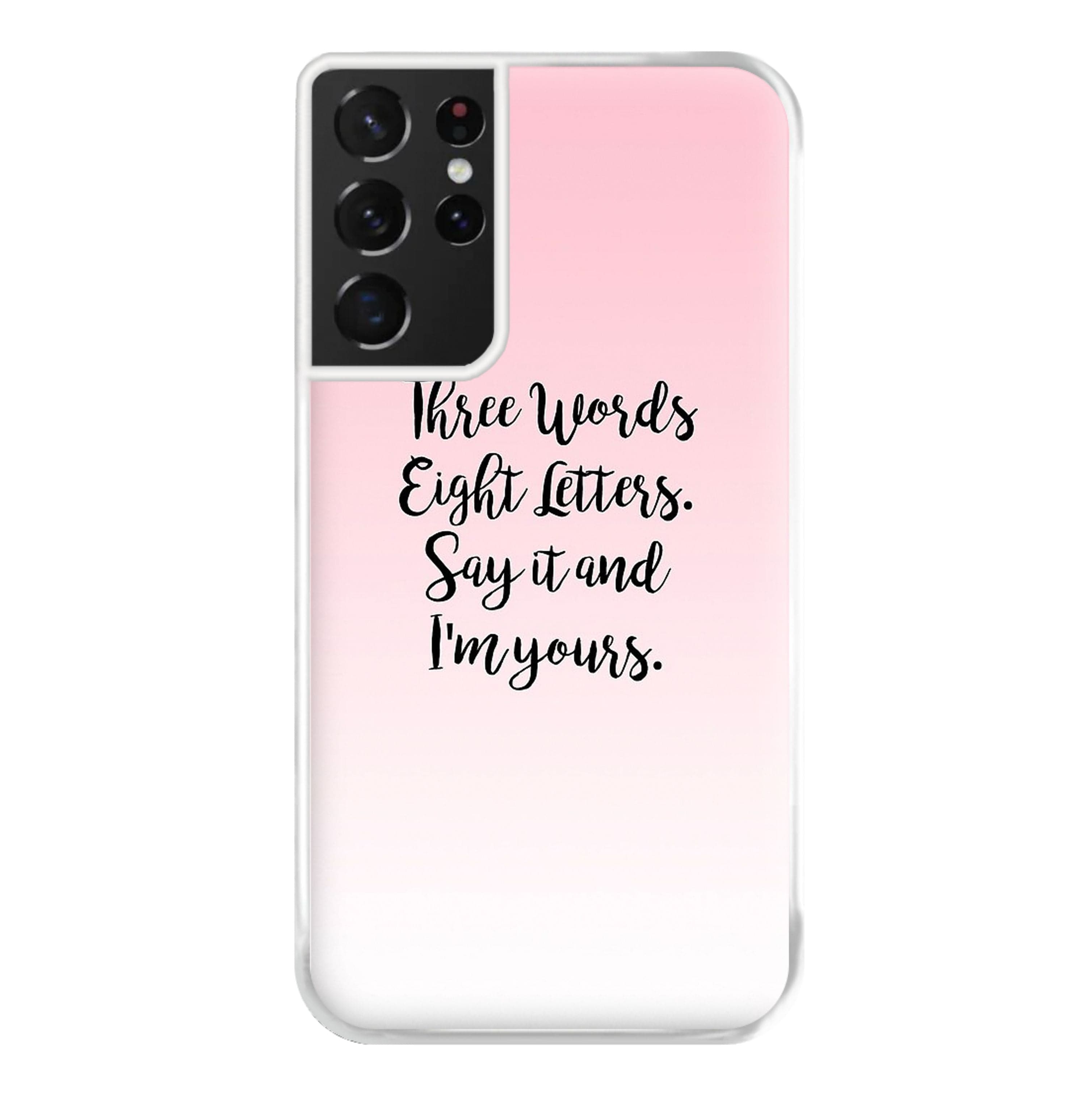 Three Words, Eight Letters - Gossip Phone Case