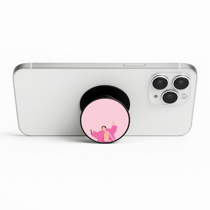 Harry Pink Coat  Phone Stand