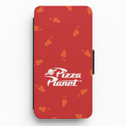Pizza Planet Pattern  Flip / Wallet Phone Case 1