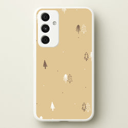 Minimal Christmas Trees Pattern Galaxy A35 Case