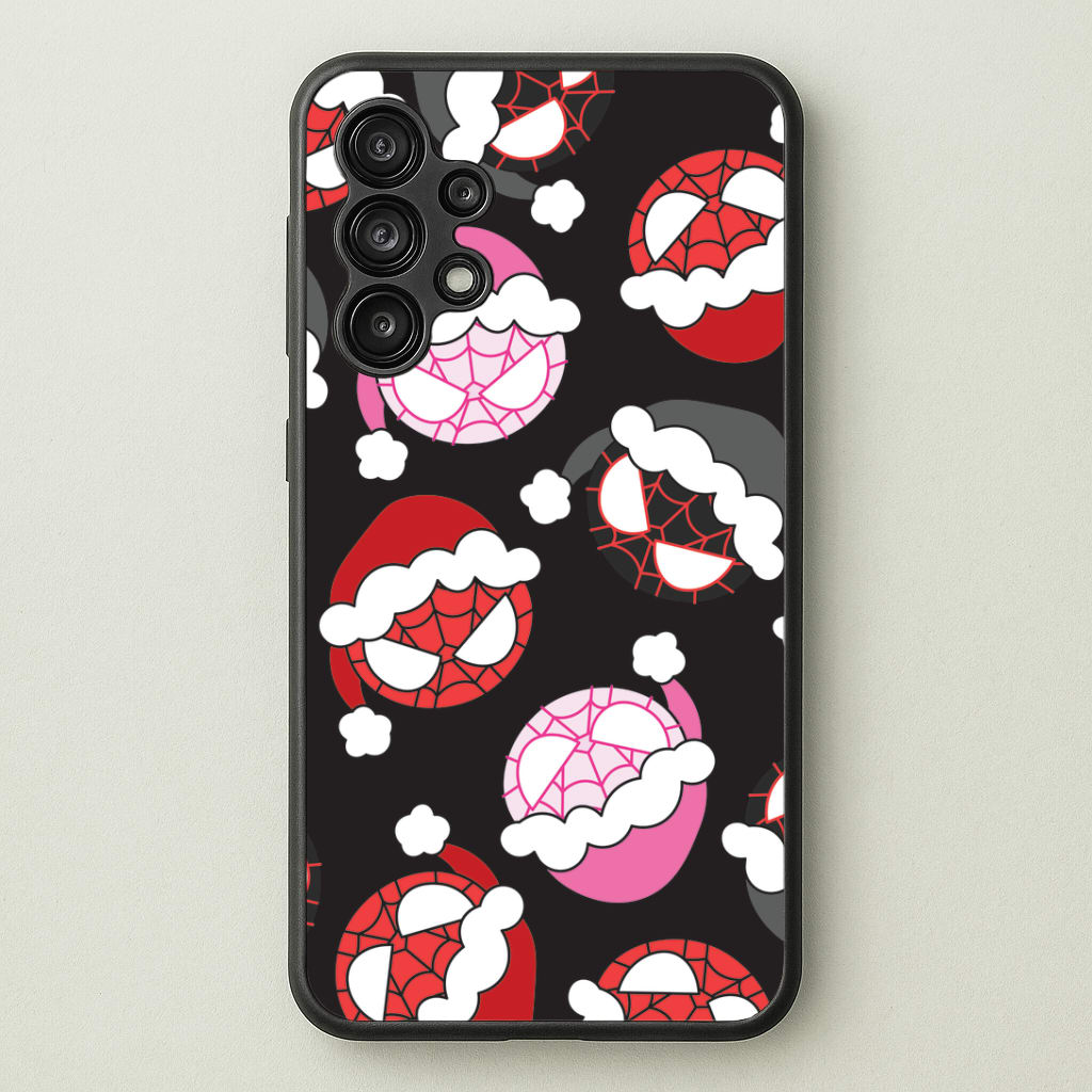 Spider Heroes Christmas Pattern Galaxy A13 Case