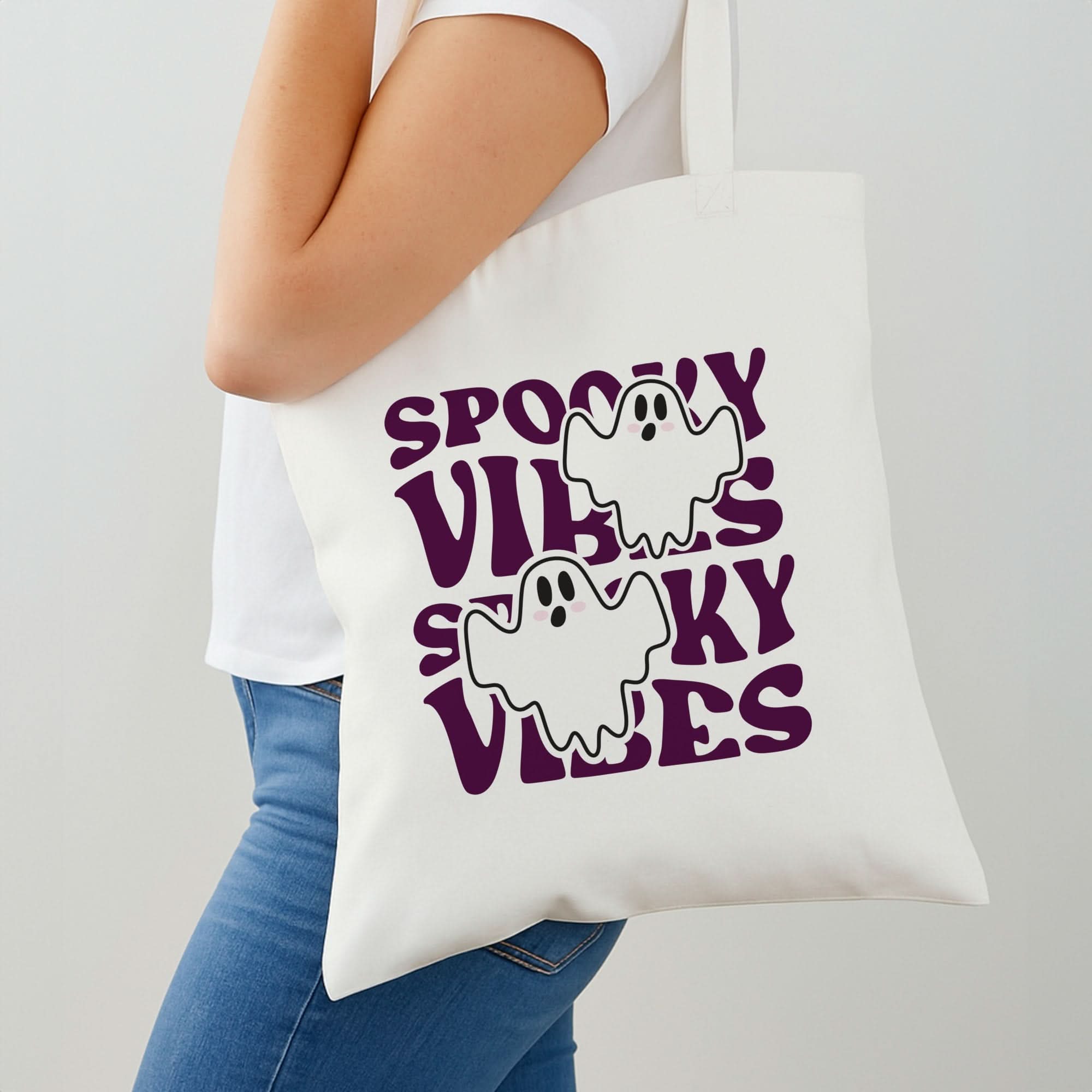 Spooky Vibes Pink Shoulder Bag
