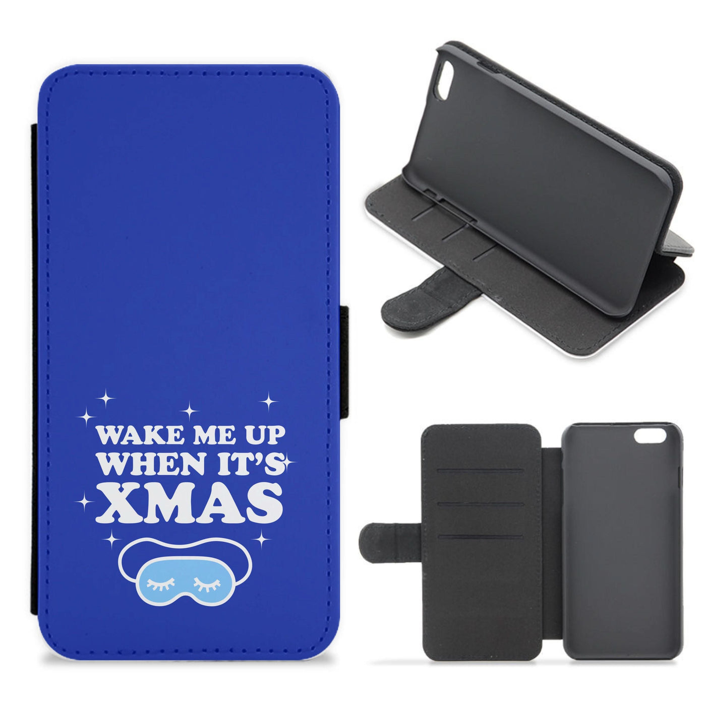 Wake Me Up When Its Xmas Flip / Wallet Phone Case