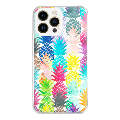 Watercolour Pineapple Pattern Phone Case