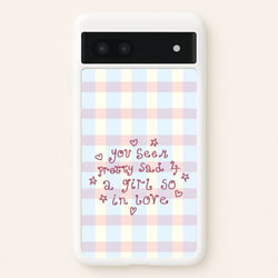 Dreamy Plaid Google Pixel 7a Case