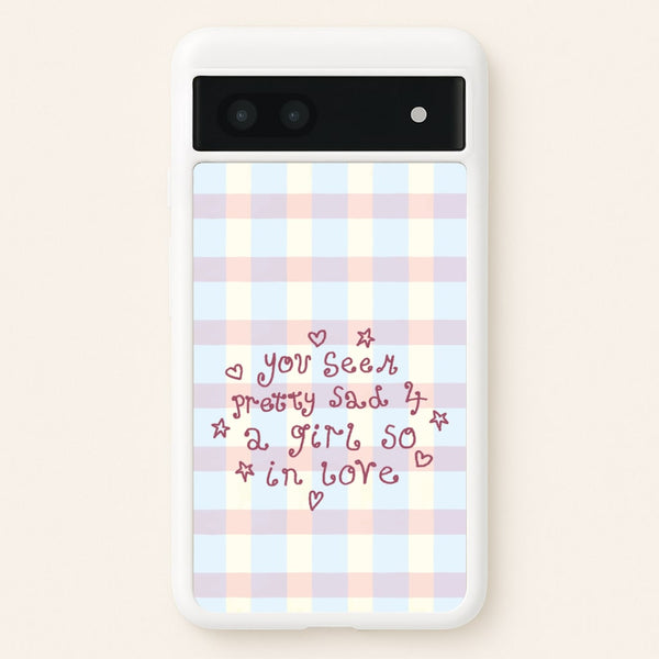 Dreamy Plaid Google Pixel 7a Case