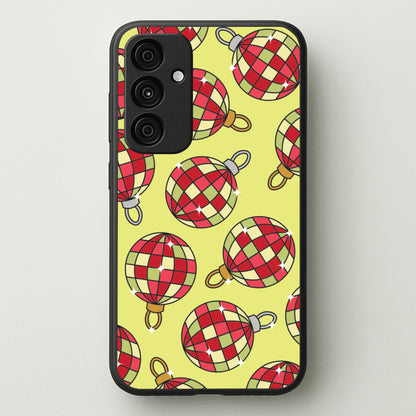 Disco Baubles Pattern Galaxy A35 Case
