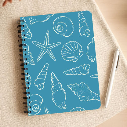 Sketched Shells Pattern Notepad
