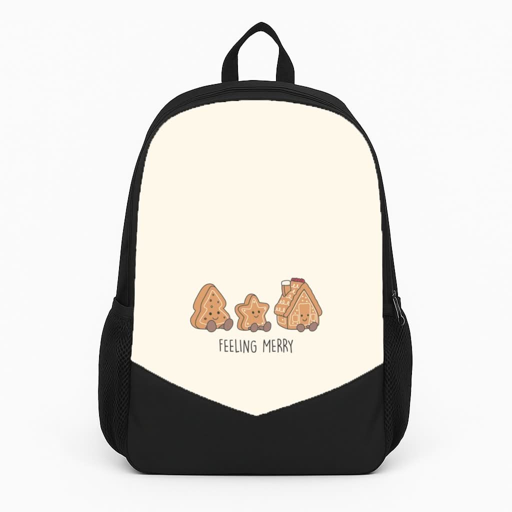 Gingerbread Plushies Quote Backpack