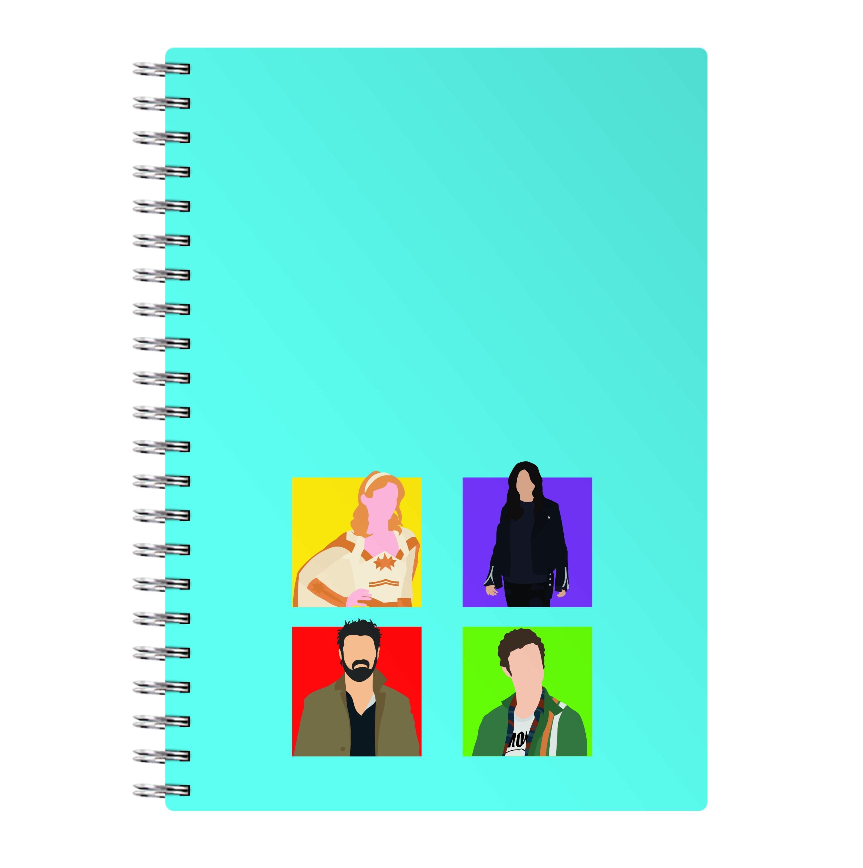 Characters Collage Notebook