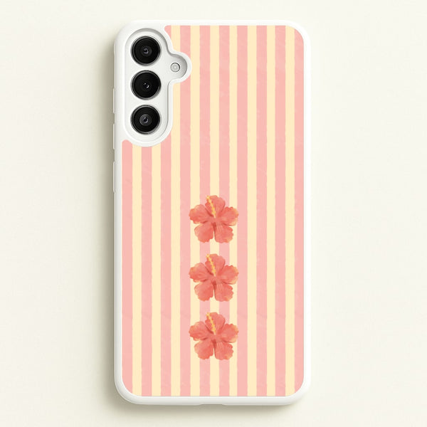 Hibiscus Rays Galaxy A36 Case