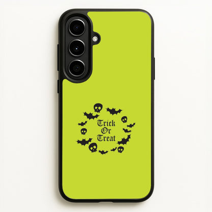 Trick Or Treat Wreath Galaxy A56 Case