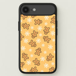 Cute Gingerbread And Snowflakes Pattern iPhone 17 Air Case