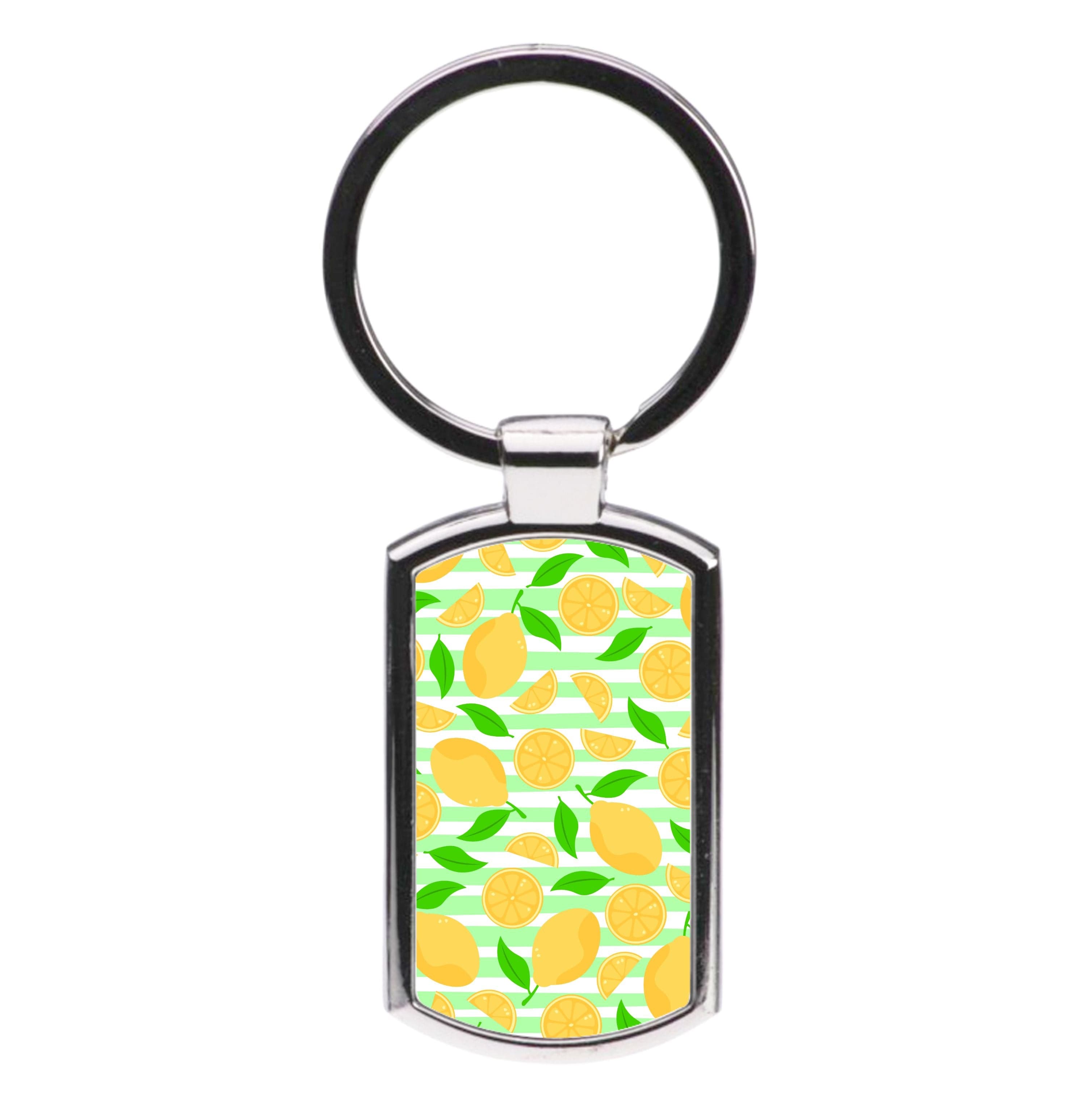 Lemons Pattern - Summer Luxury Keyring