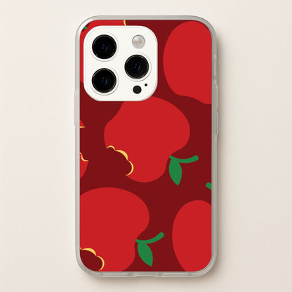 Teacher Apples Pattern iPhone 15 Pro Max Case