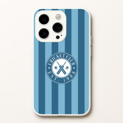Stripey Cricket Badge iPhone 15 Pro Case