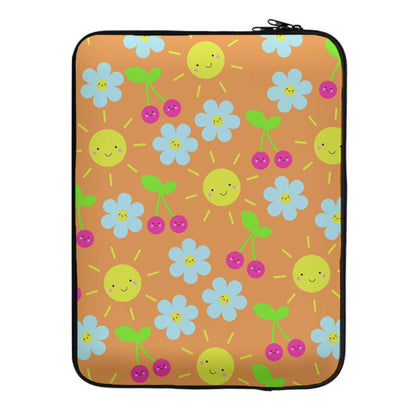 Vibey Pattern - Summer Laptop Sleeve