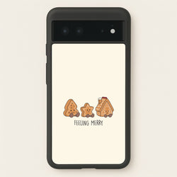 Gingerbread Plushies Quote Google Pixel 6 Case